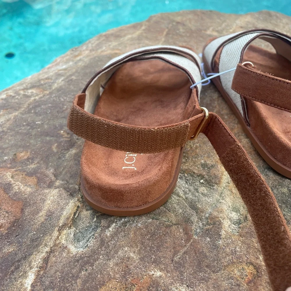 J. Crew Factory Women's Scalloped Sandals NWT